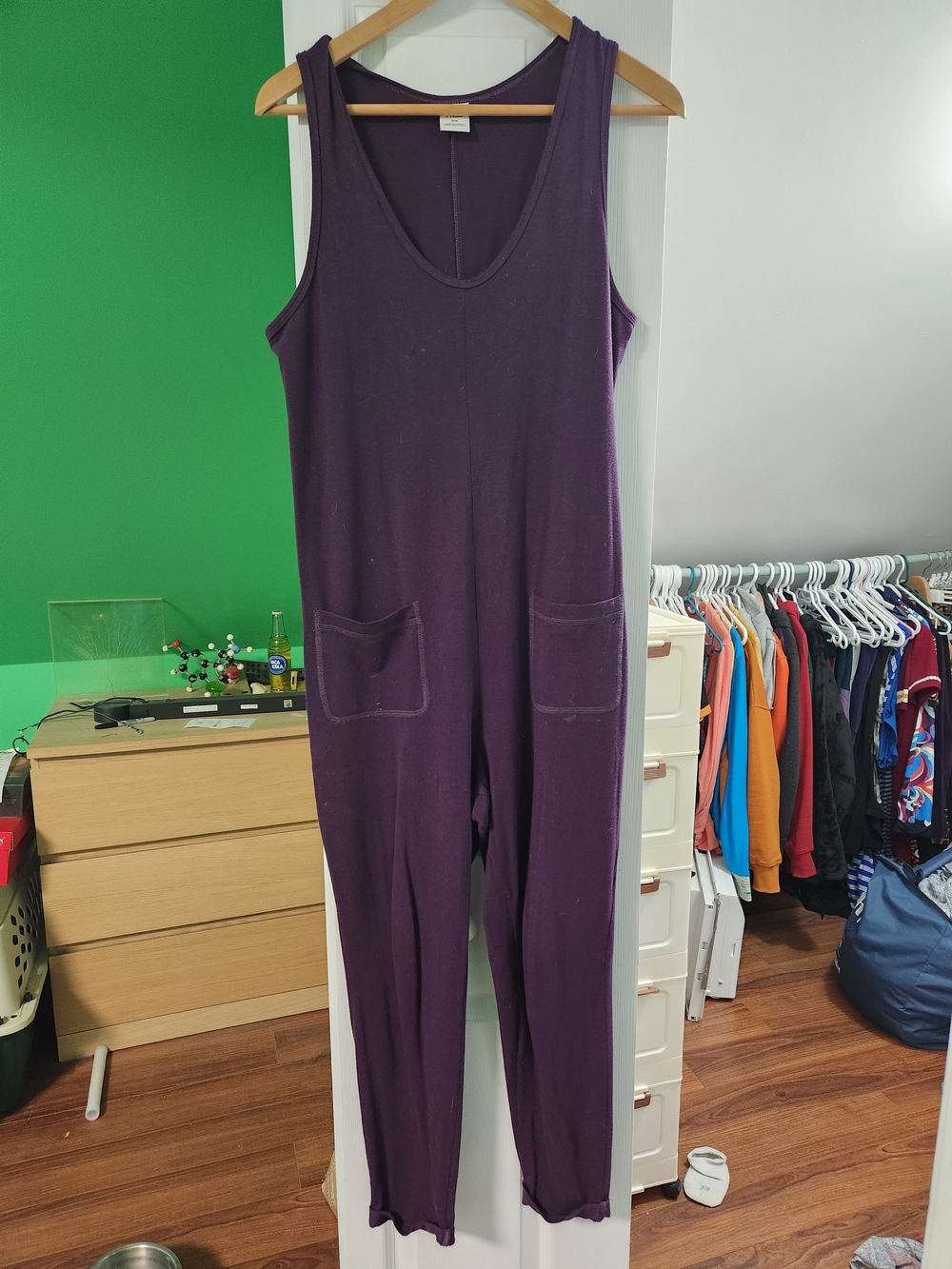 Smash And Tess Saturday Romper In Deep Plum